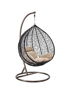 Single rattan swing from Sweet Furniture for gardens, villas, cafes, and rooftops