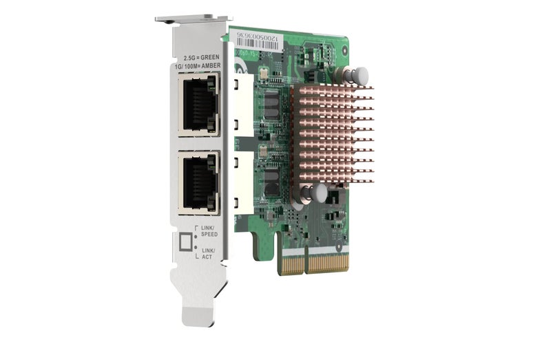 QNAP QXG-2G2T-I225 Dual Port 2.5GbE 4-Speed Network Card - Image 4