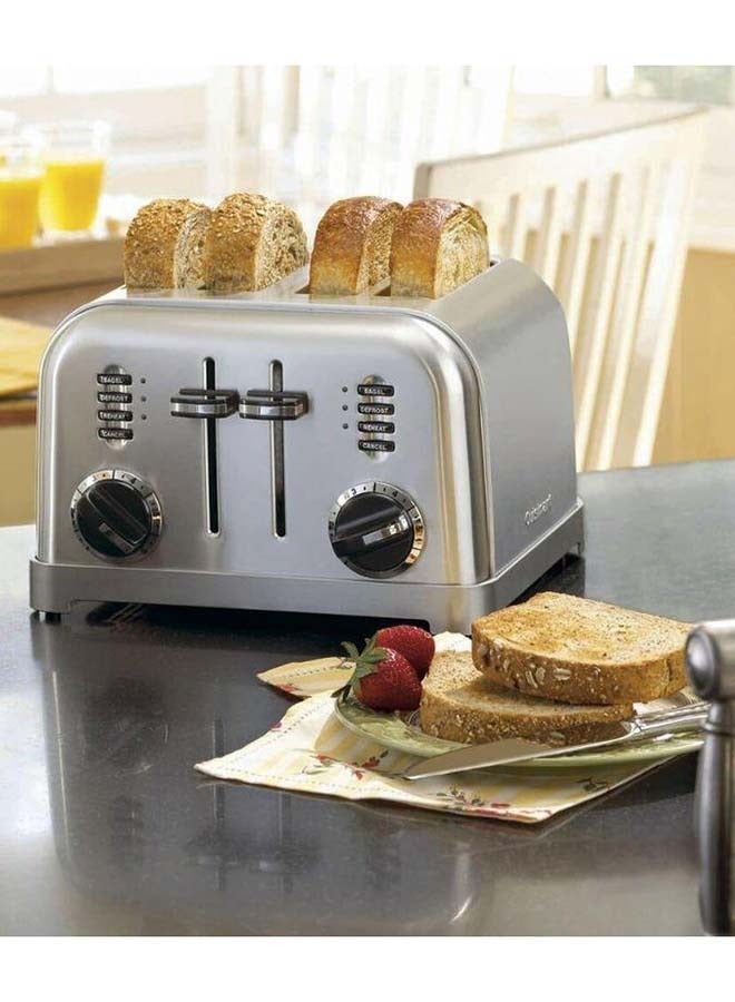 Cuisinart محمصة كوزينارت 4 شرائح فضية - Image 2