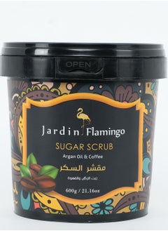 Jardin Flamingo Sugar Scrub 600g - Argan Oil & Coffee  - Image 3