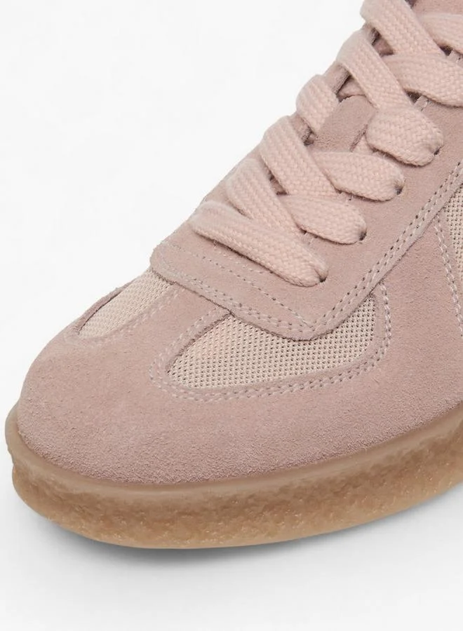 Celeste PINK Women Lace-Up Sneakers for Women | Best Price UAE