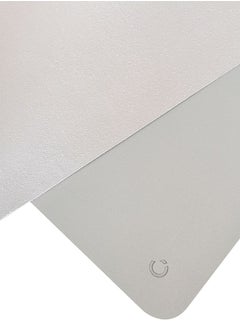 Noon East Pu Leather Deskpad Macbook Silver  - Image 2
