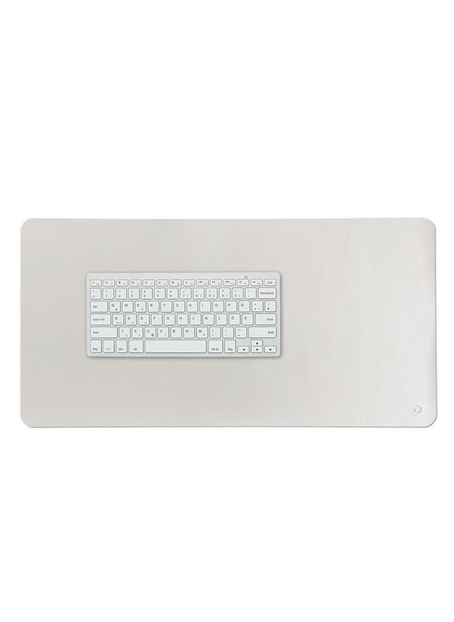 Noon East Pu Leather Deskpad Macbook Silver  - Image 5