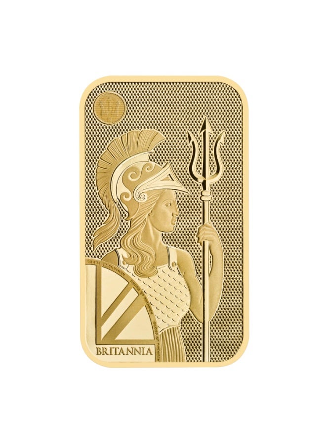The Royal Mint Britannia 50g Fine Gold Bar 999.9 Purity | UK Minted | Secure Blister Packaging - Image 2