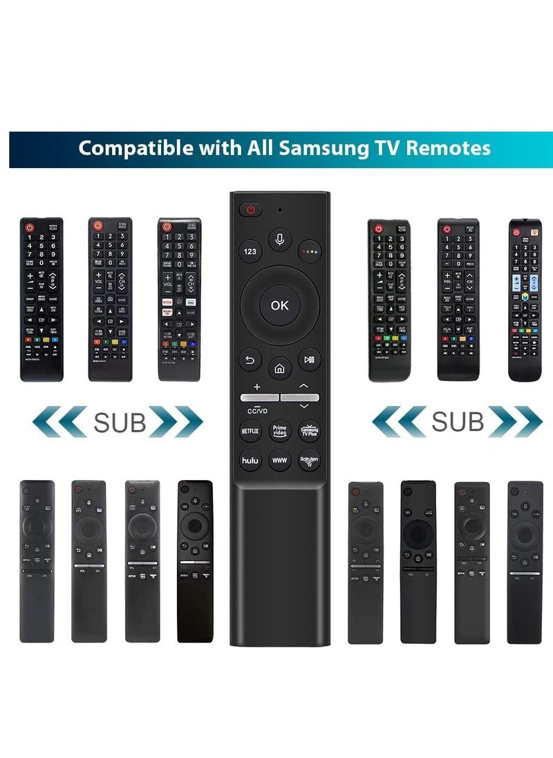 ELTRAZONE - Voice Bluetooth Universal Remote Control for All Samsung Smart LCD LED UHD QLED 4K HDR TVs with Netflix, Prime Video, Samsung TV Plus, hulu, Rakuten-TV Buttons - Image 1