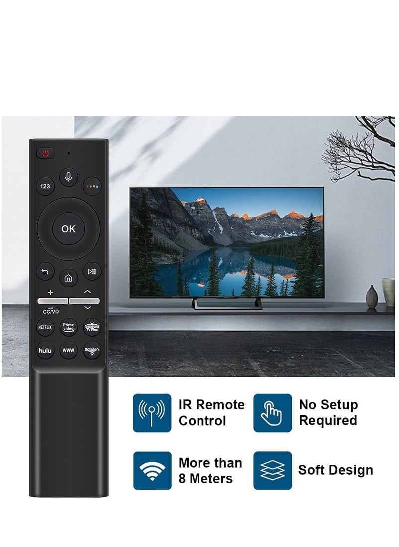 ELTRAZONE - Voice Bluetooth Universal Remote Control for All Samsung Smart LCD LED UHD QLED 4K HDR TVs with Netflix, Prime Video, Samsung TV Plus, hulu, Rakuten-TV Buttons - Image 1