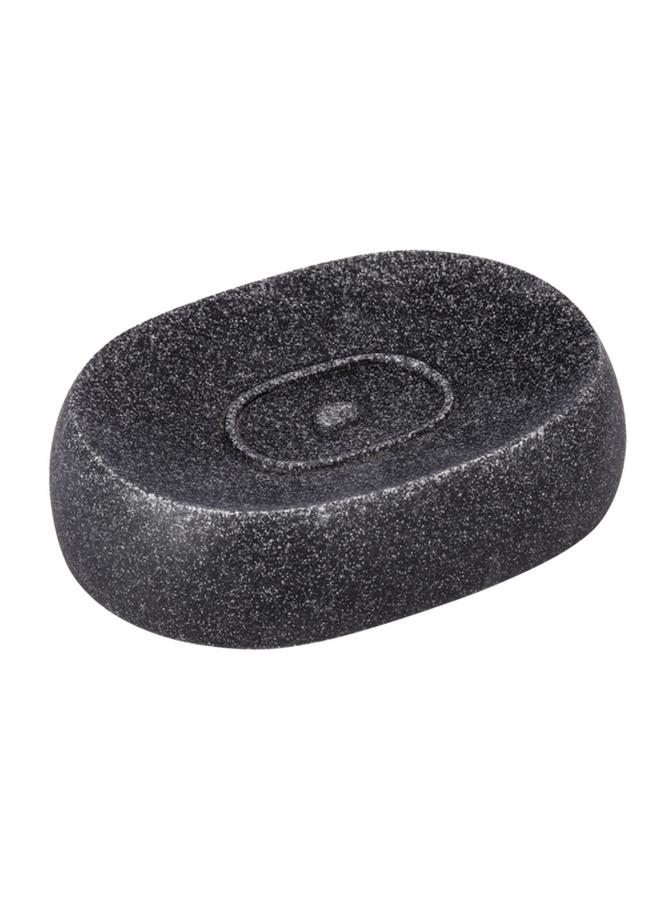 Wenko Puro Polyresin Durable Bathroom Soap Dish Anthracite 22022100 - Image 1