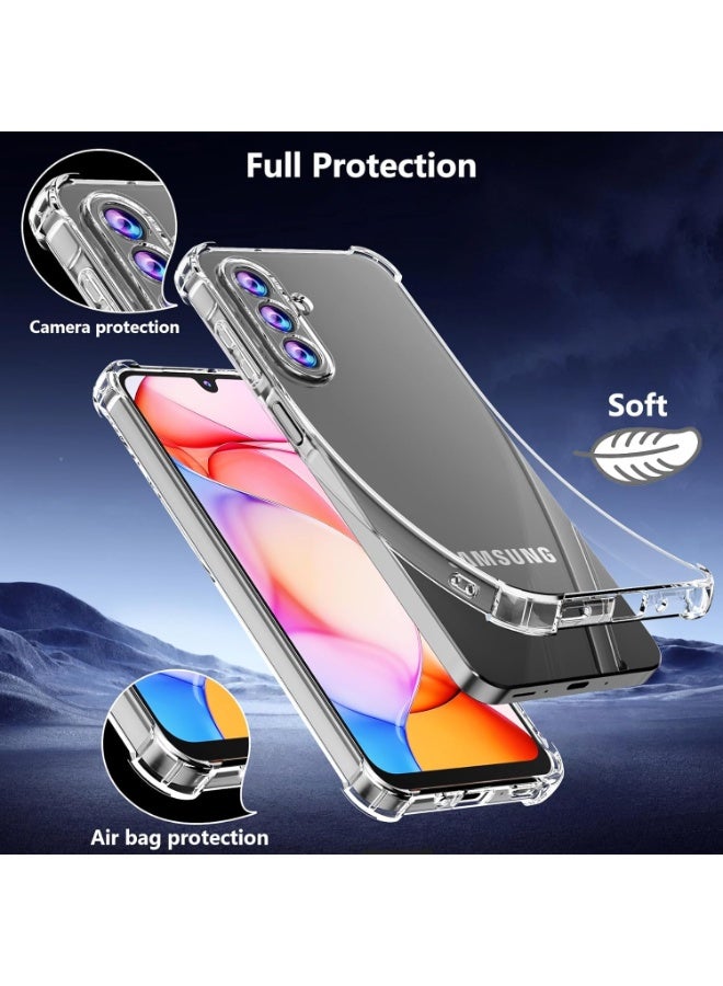 أكاليكس جراب شفاف لهاتف سامسونج جالاكسي A37 وسامسونج جالاكسي A57، غطاء حماية شفاف مقاوم للصدمات، غطاء خلفي رفيع للغاية من مادة TPU مقاوم للخدش | شفاف - Image 4