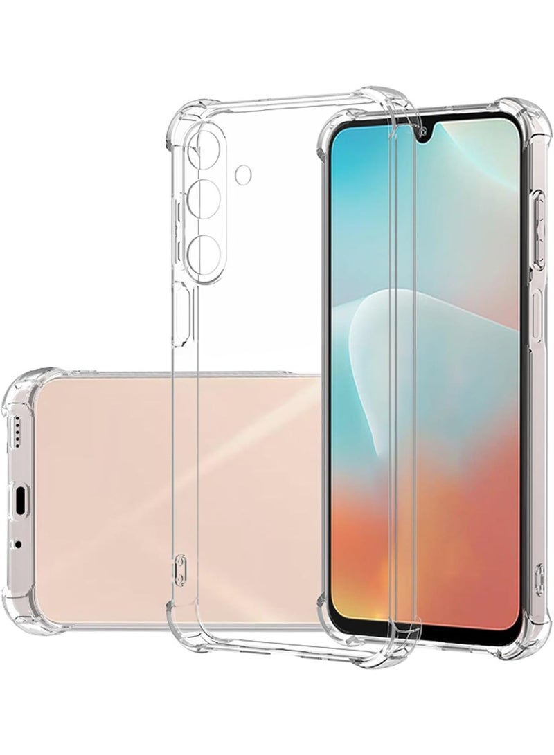 أكاليكس جراب شفاف لهاتف سامسونج جالاكسي A37 وسامسونج جالاكسي A57، غطاء حماية شفاف مقاوم للصدمات، غطاء خلفي رفيع للغاية من مادة TPU مقاوم للخدش | شفاف - Image 1