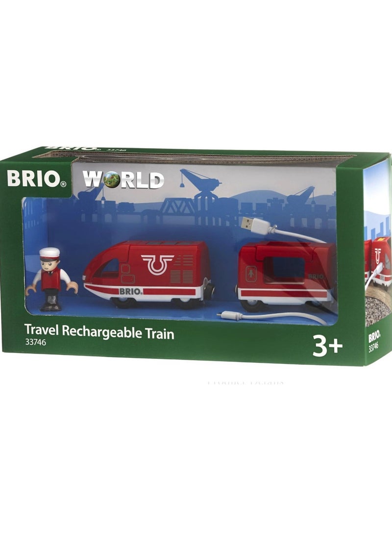 بريو ern Engine with Driver for Kids Age 3+ – Compatible with Wooden BRIO World Railway Sets - Image 1