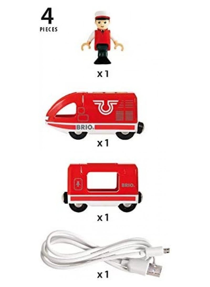 بريو ern Engine with Driver for Kids Age 3+ – Compatible with Wooden BRIO World Railway Sets - Image 3