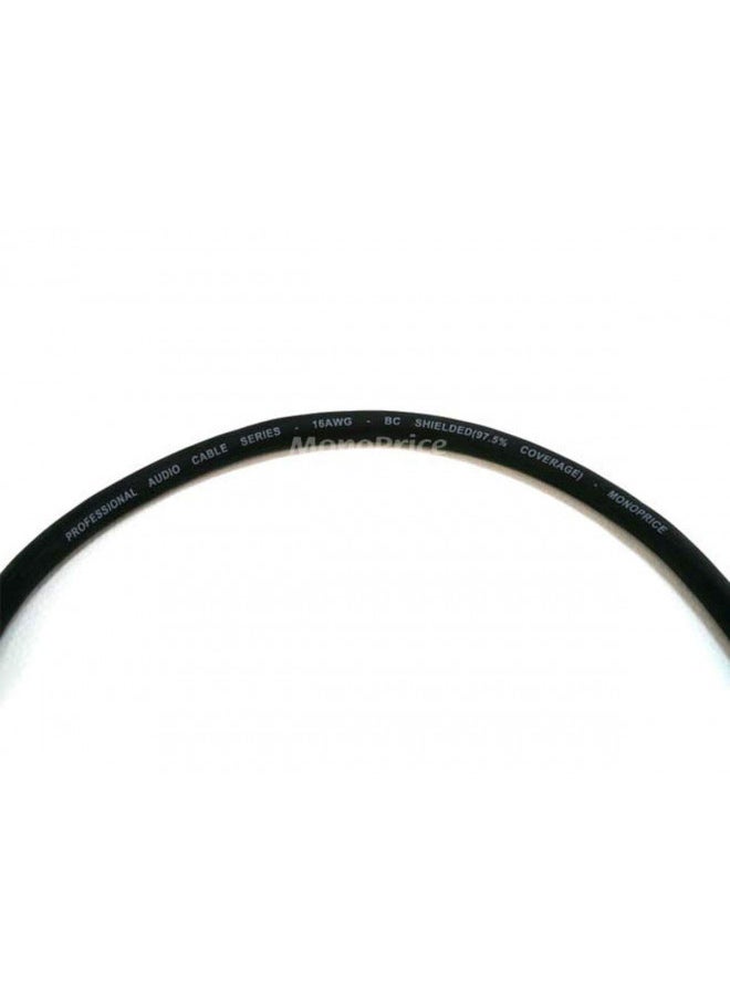 Monoprice Monoprice XLR Male to XLR Female Cable - 100 Feet - Black, 16AWG, Gold Plated, Microphone & Interconnect - Stage Right Series  - Image 3