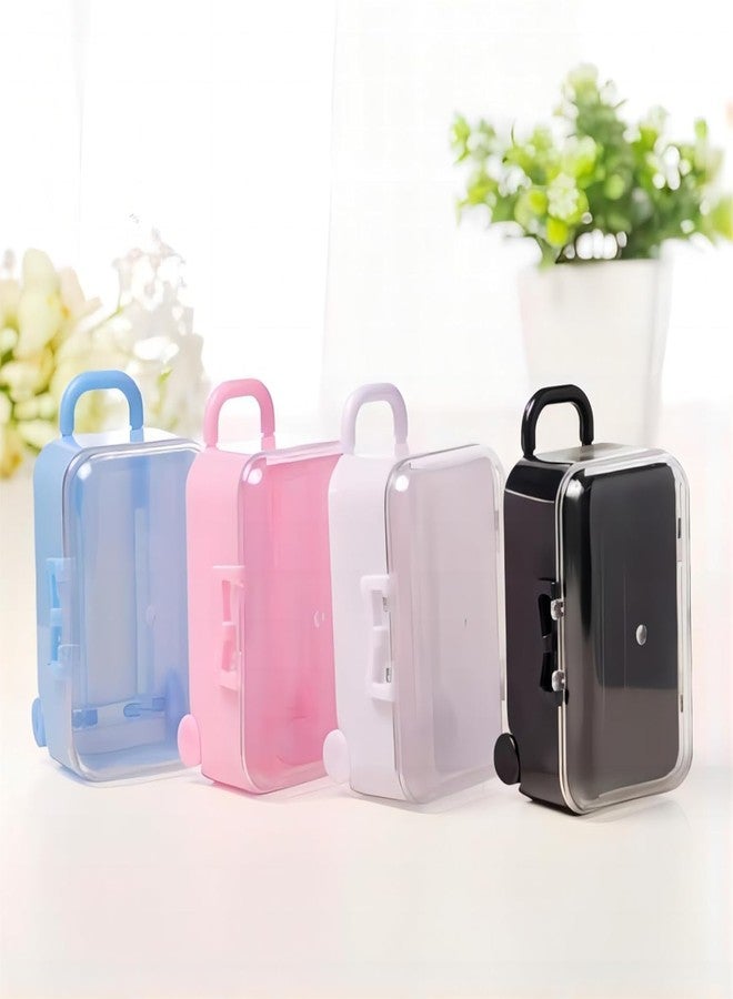 TARINI 4PCS Mini Travel Suitcase Boxes Suit for Wedding Party Decoration, Handbag Luggage Storage Box, Mini Luggage,Suitcase Gift Box - Image 5