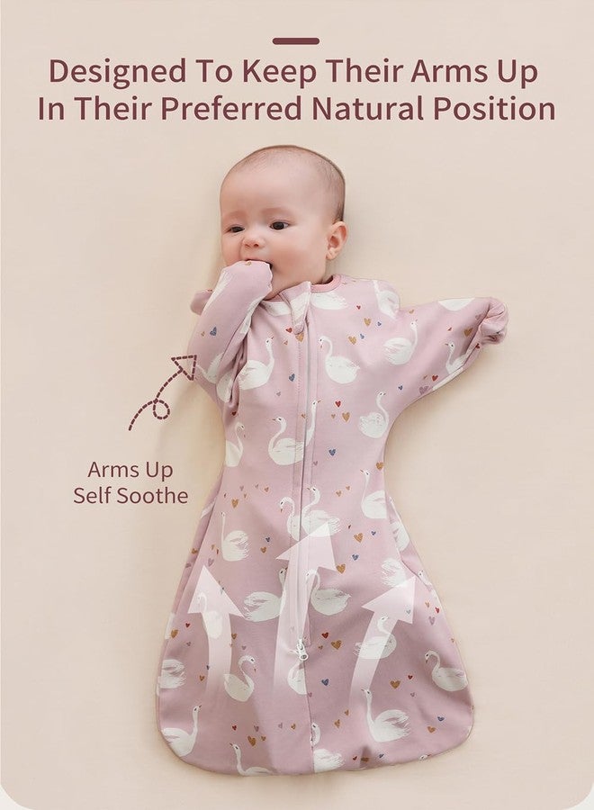 insular Baby Transitional Swaddle with 2-Way Zipper Newborn Sleep Sack Arms Up Infant Sleeping Bag Wearable Blanket, Dachshund Dog, 0-3 Month - Image 5
