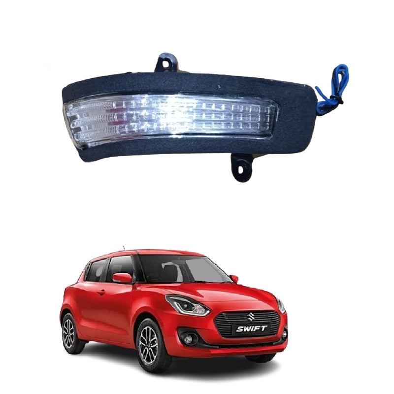 STYCARO-Right Driver Side Mirror Indicator Light Lamp compatible with Maruti Swift VXI VXI ZXI ZDI 2018-2022 Model Type 4 Model-set of 1 Yellow - Image 3
