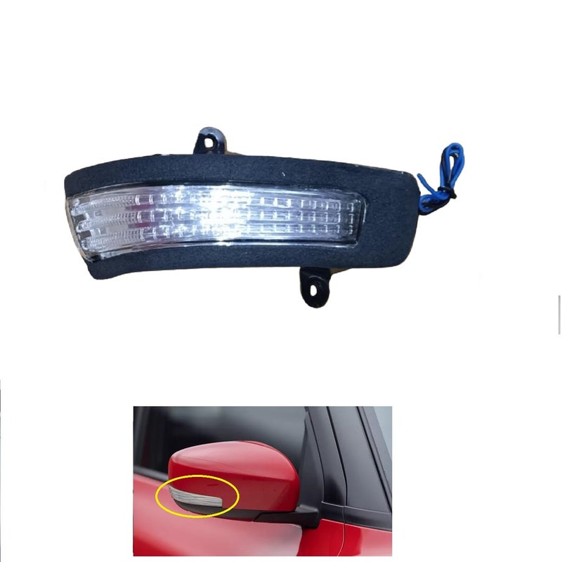 STYCARO-Right Driver Side Mirror Indicator Light Lamp compatible with Maruti Swift VXI VXI ZXI ZDI 2018-2022 Model Type 4 Model-set of 1 Yellow - Image 2