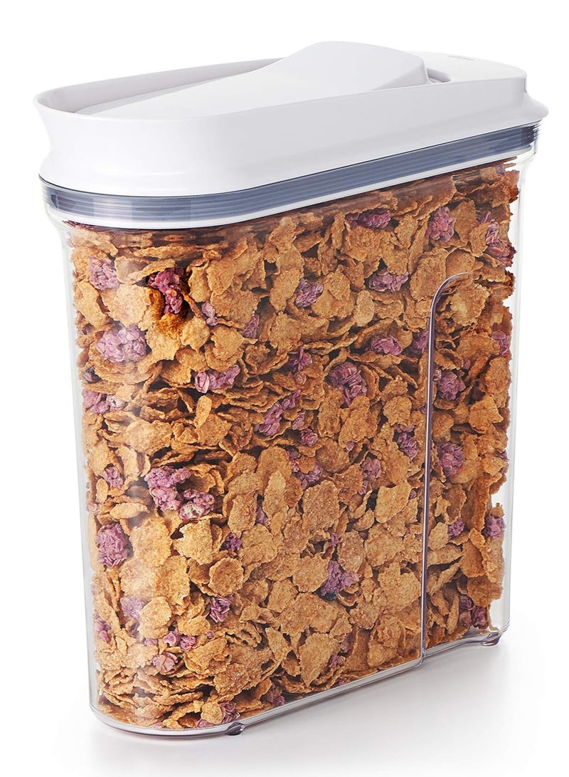 OXO Good Grips POP Cereal Dispenser 3.2L Airtight Food Storage Container with Pour Spout Clear Plastic Kitchen Organizer for Cereal Granola Dry Food Pantry Storage BPA Free - Image 1