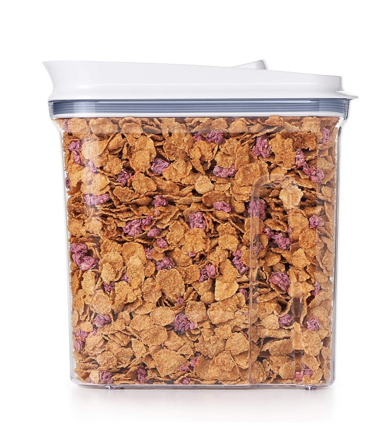 OXO Good Grips POP Cereal Dispenser 3.2L Airtight Food Storage Container with Pour Spout Clear Plastic Kitchen Organizer for Cereal Granola Dry Food Pantry Storage BPA Free - Image 4