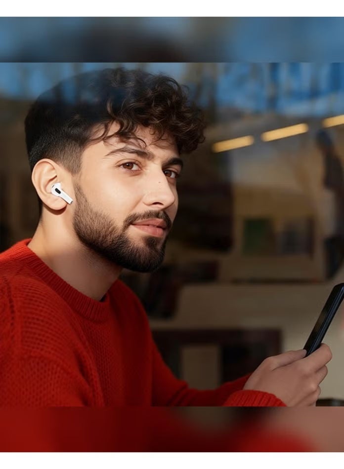 Starfire Touch Control Bluetooth Earbuds V5.4, Dual Channel Stereo Wireless Earphones, IPX4 Sweat Resistant, 10m Range, 300mAh Charging Case, Lightweight Comfort for Calls, Music & Daily Use - Image 2