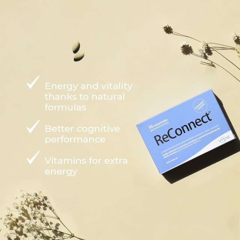 Vitae ReConnect 15 tablets NADH CoQ10 Serine Vitamin C Energy Improve performance Memory Mental fatigue Focus and concentration - Image 4