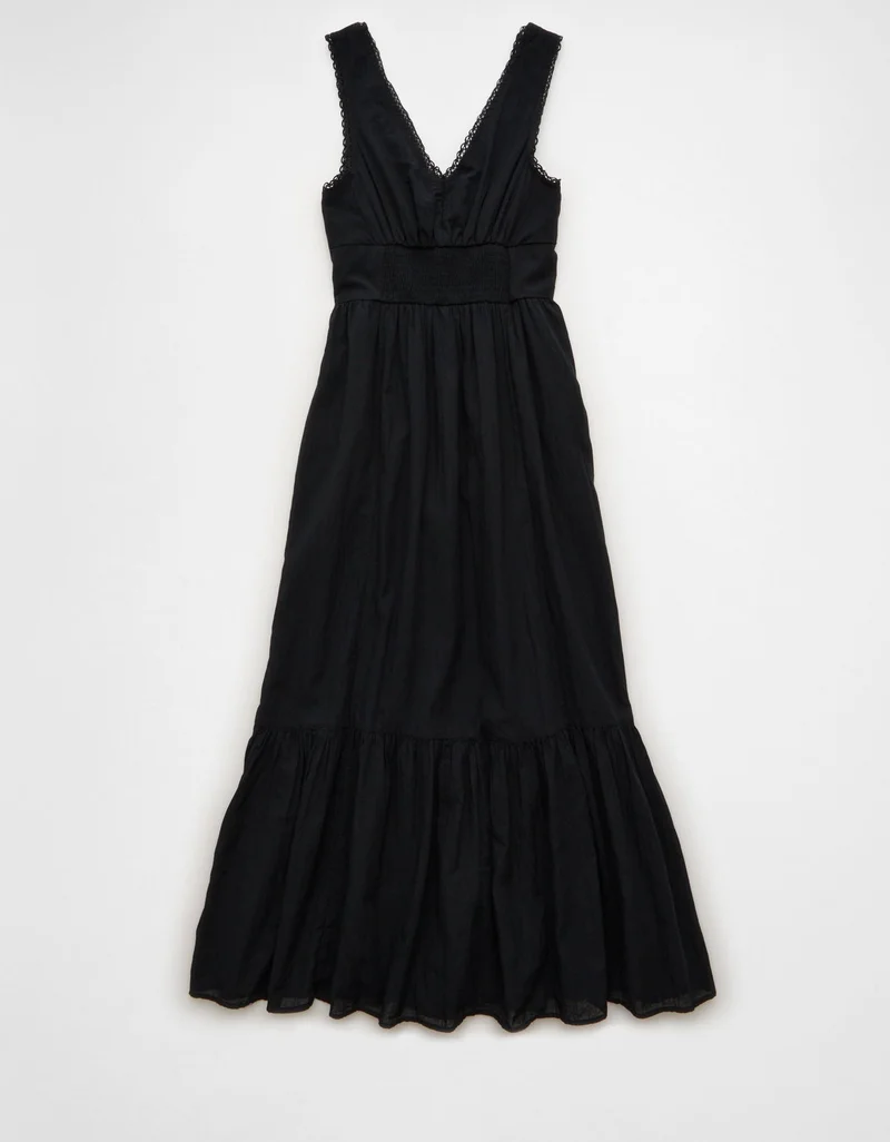 American Eagle  AE Tie-Front Midi Dress for Women | Best Price UAE