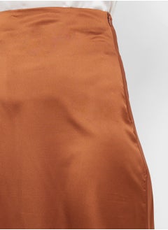 ELLA Long Satin Skirt  - Image 4