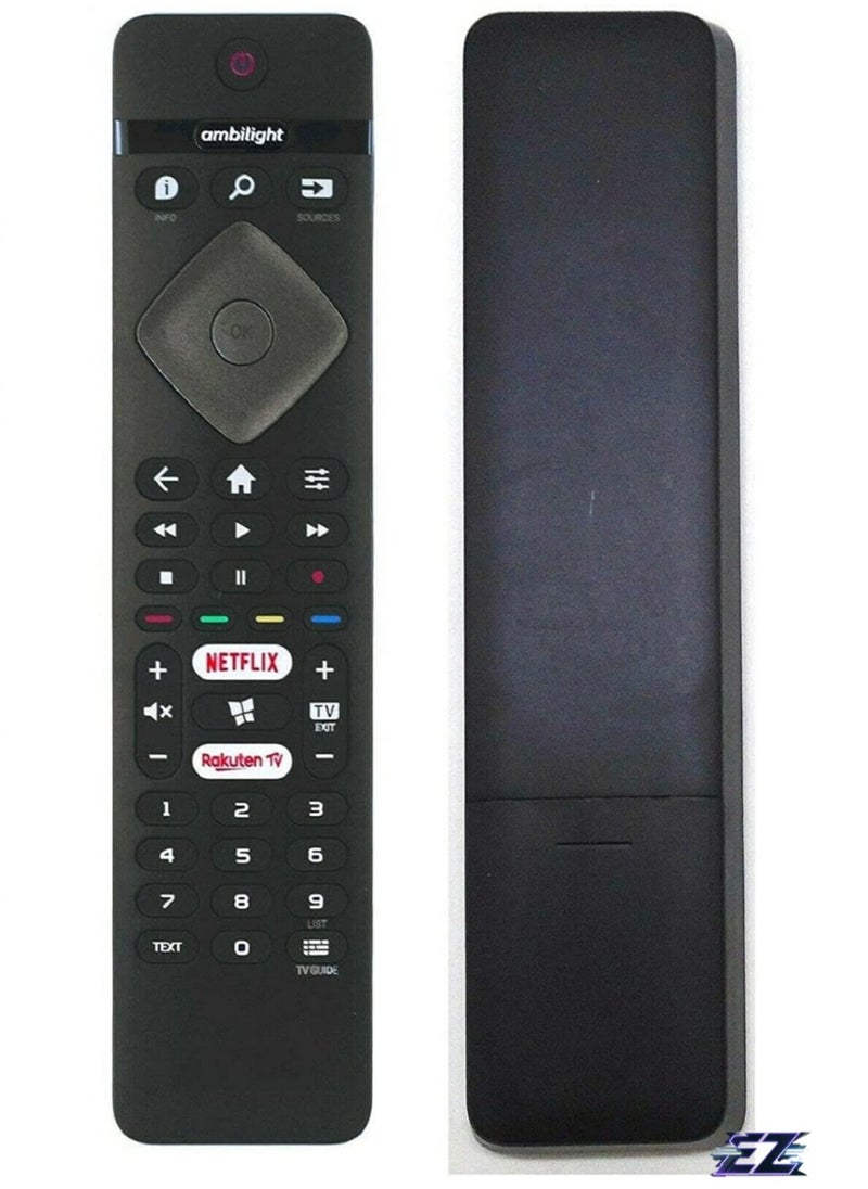 "Replacement Remote Control Compatible with Philips TVs – S&N Model"