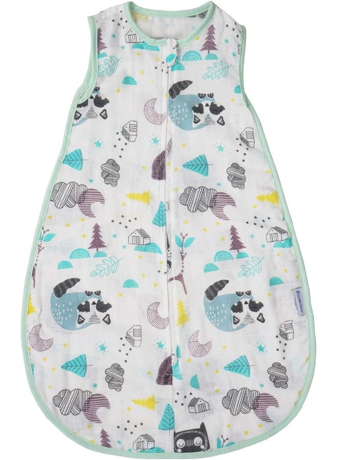 BLOOMSTAR Toddler Sleeping Sack Muslin Cotton Lightweight Wearable Blanket Thin Summer Sleeping Bag Baby Sleeveless Sleep Sacks 0.5 Tog Boy Soft 6-12 Months Girl Infant Sleep Bag 12-18 Months Toddler 2T - Image 1