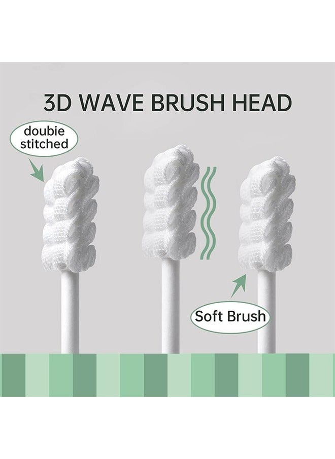 Super ZYouth - 102PCS Baby Tongue Cleaner, Newborn Oral Cleaner, Infant Toothbrush, Mouth Cleaner for 0-36 Months Baby with One Finger Toothbrush - Image 1