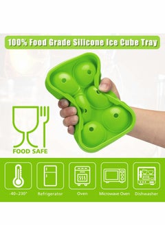 Y&D 3 Pack Ice Tray with Lid Freezer  - Image 2