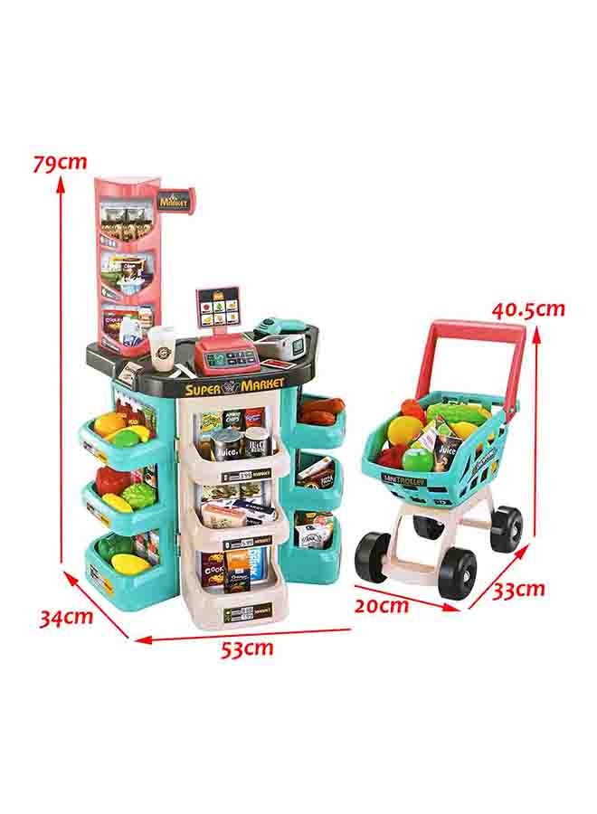 47-Piece Super Market With Shopping Cart - Image 2