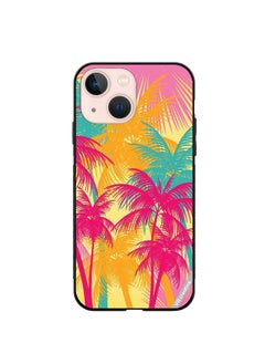 Protective Case Cover For Apple iPhone 14 Plus Colourfull Tree Design Multicolour