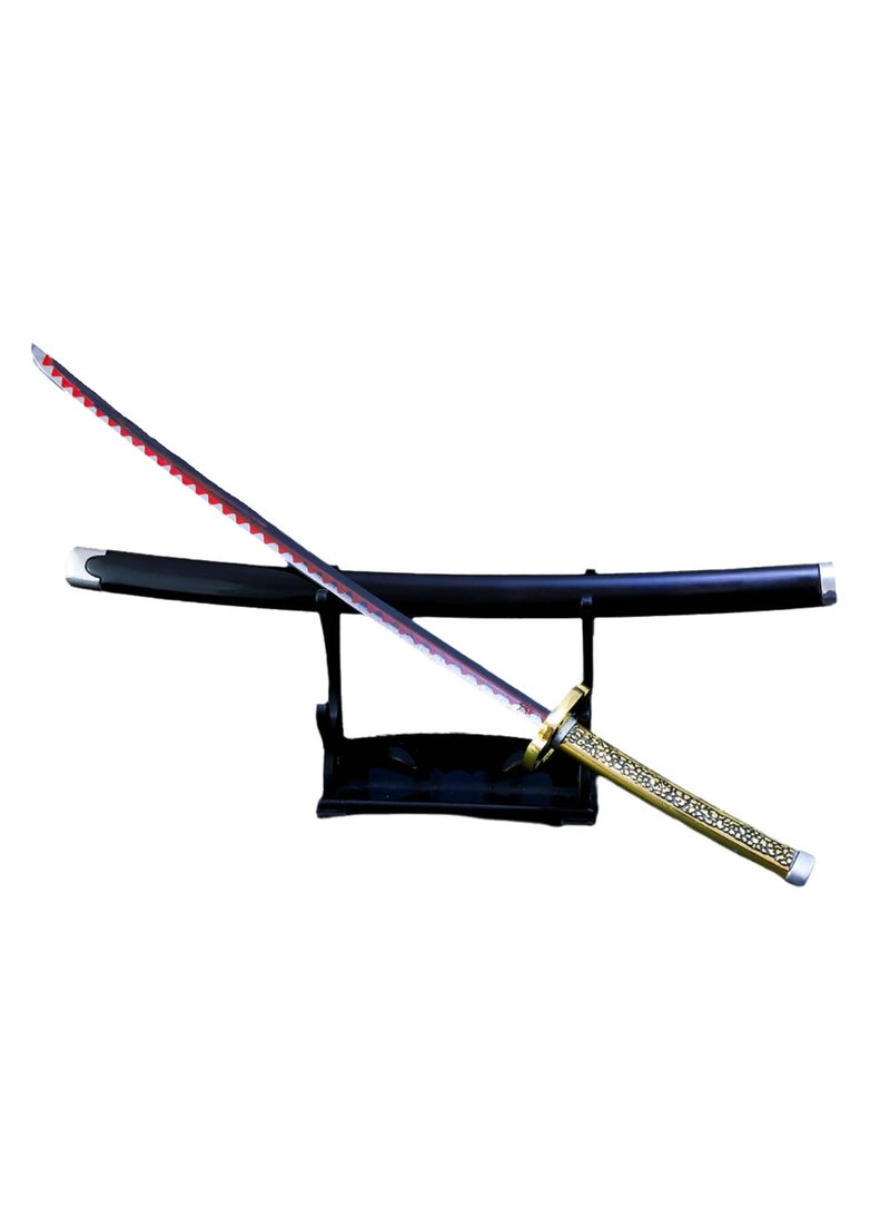 26cm Anime Demon Slayer Nichirin Sword Model Toy with Scabbard Costumes Accessories - Image 1
