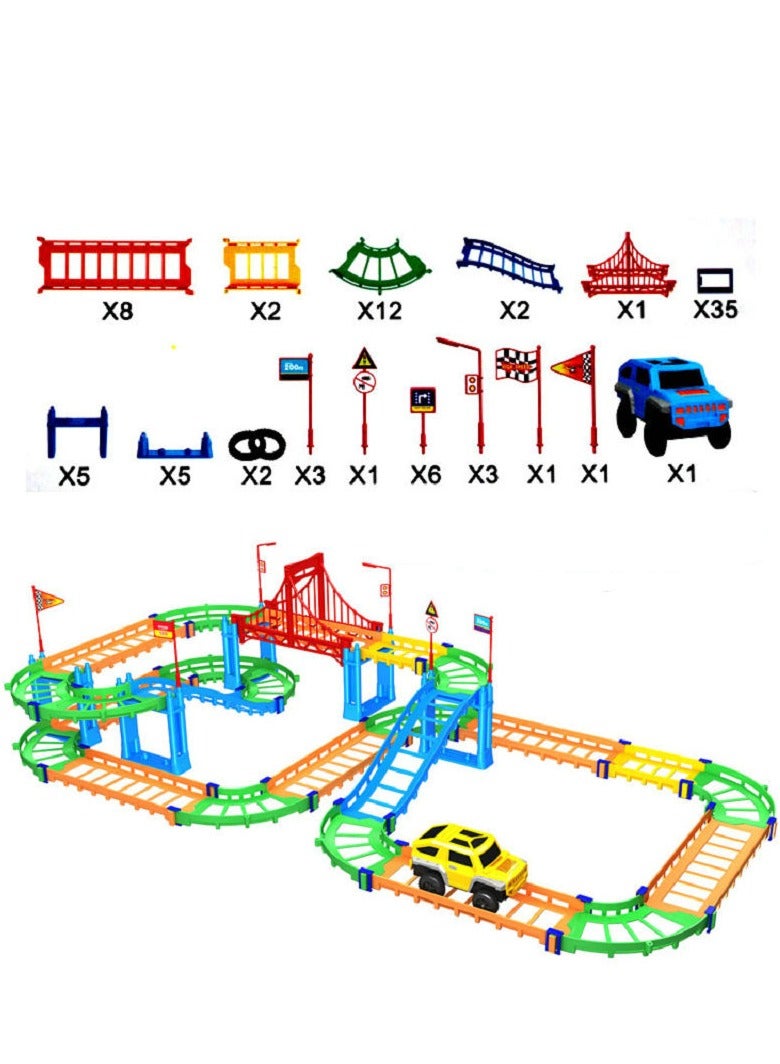 Electric Train Track Playset for 3 4 5 Years Old Kids, Boys and Girls  - Image 2