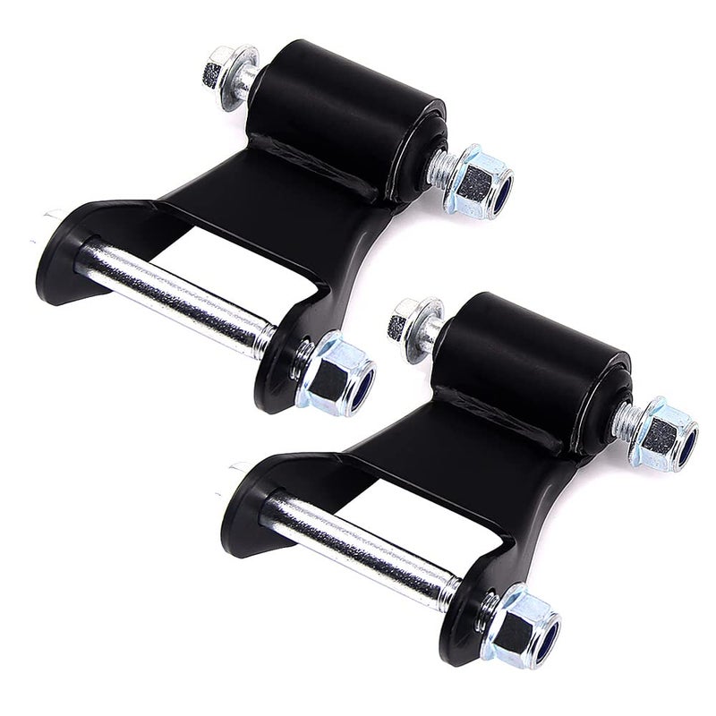 Rear Leaf Spring Shackle Compatible with Chevy Silverado Avalanche Suburban GMC Sierra Yukon XL 1500 2500 HD Pack of 2 pieces Replaces 722029 22820716 25812937