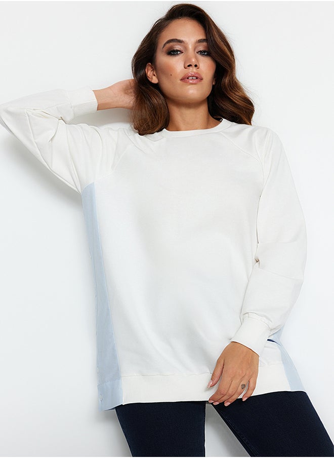 Ecru Woven Piece Oversized Knitted Tunic TCTSS23UK00092 - pzsku/ZCAC326535BFFAA67CEB1Z/45/_/1730940003/c9cebe9e-26ff-409b-aa78-488ce30cb242
