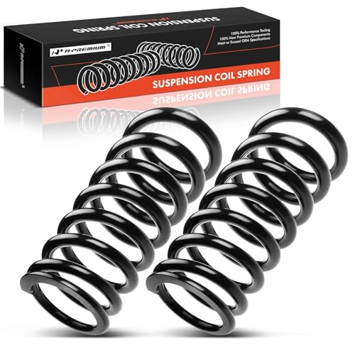 A-Premium Suspension Coil Springs Compatible with Mercedes-Benz W140 C140 300SD 400SE S320 S350 S500 Rear Side 2-PC Set - Image 1