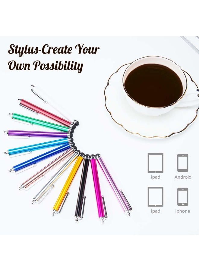 Briout Stylus Pens for Touch Screens, 36 Pack Capacitive Touch Screen Stylus for iPad, iPhone, Tablets, Samsung, Kindle Touch All Universal Touch Screen Devices (12 Multicolor) - Image 3