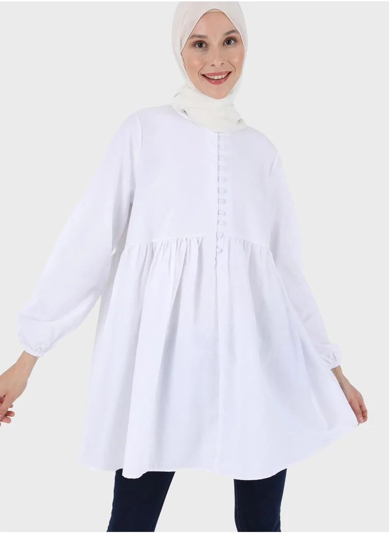 Refka by modanisa Button Detail Tunic