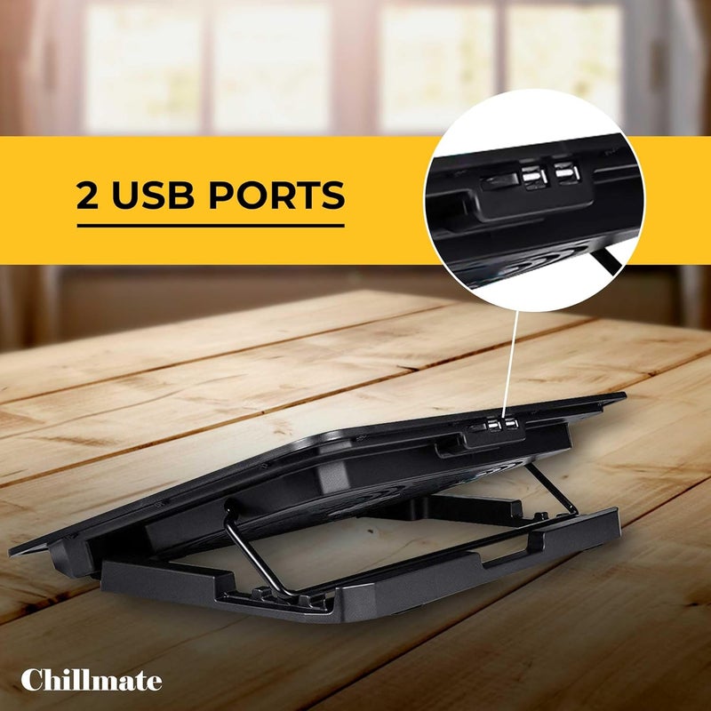 Lapcare DCX-A101 ChillMate Laptop Cooler (Black) - Image 5
