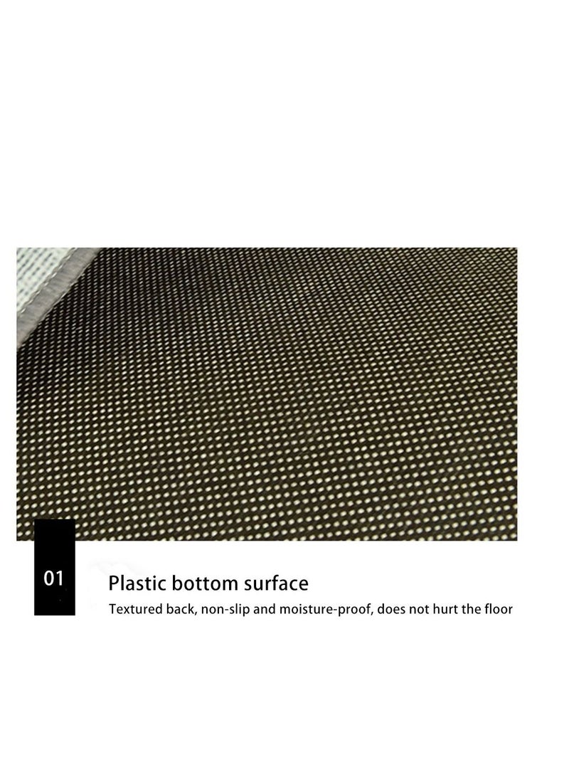 Sharpdo سجادة منطقة سجاد غرفة المعيشة غرفة النوم سجاد وسادات مستطيل بساطة لمسة ناعمة سجادة 140*200 سم - Image 5