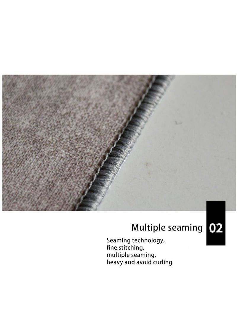 Sharpdo سجادة منطقة سجاد غرفة المعيشة غرفة النوم سجاد وسادات مستطيل بساطة لمسة ناعمة سجادة 140*200 سم - Image 4