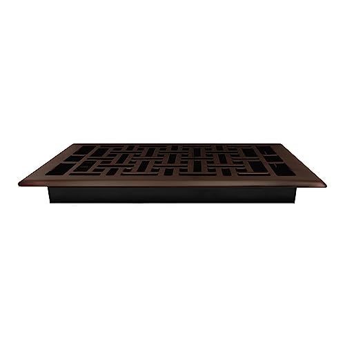 Decor Grates AJH610-RB Oriental Floor Register, 6 x 10 Inches, Rubbed Bronze Finish - Image 5