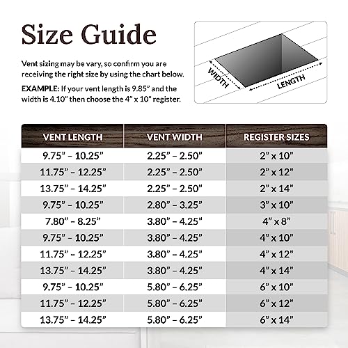 Decor Grates AJH610-RB Oriental Floor Register, 6 x 10 Inches, Rubbed Bronze Finish - Image 3