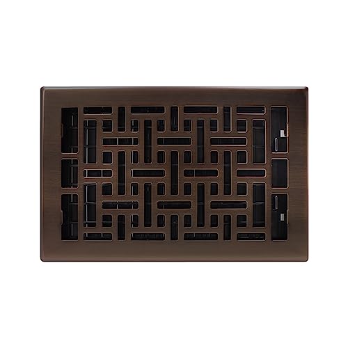 Decor Grates AJH610-RB Oriental Floor Register, 6 x 10 Inches, Rubbed Bronze Finish - Image 4