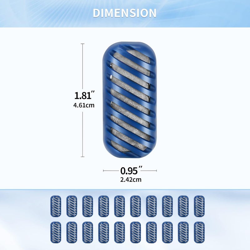SOMEWAYTOP [Enhance] 20-Pack Demineralization Cartridge for Humidifier Compatible with HoMedics Total-Comfort Ultrasonic Humidifier Demineralizer Tablets Filter Replacement for Water Decalcification, Remove Odor - Image 4