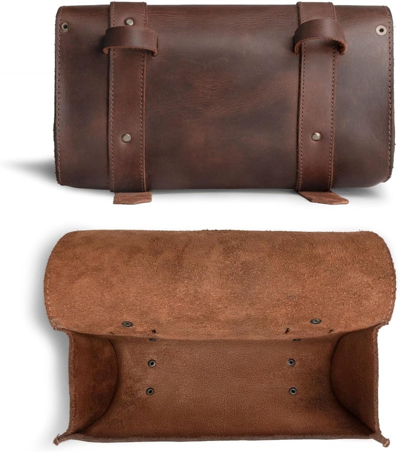 Hide & Drink Leather Motorcycle Handlebar Bag - Image 2