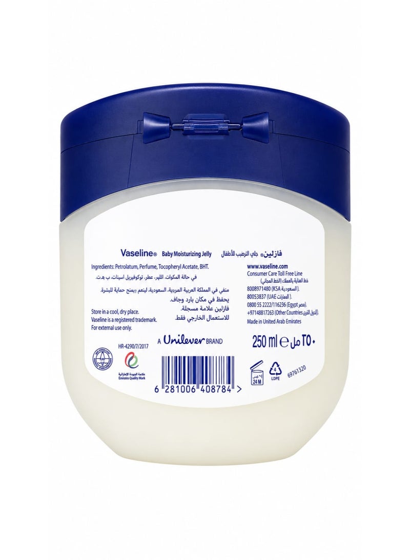 Vaseline Pure Petroleum Jelly Soothing And Protective Healing Baby Skin Care 250ML - Image 3