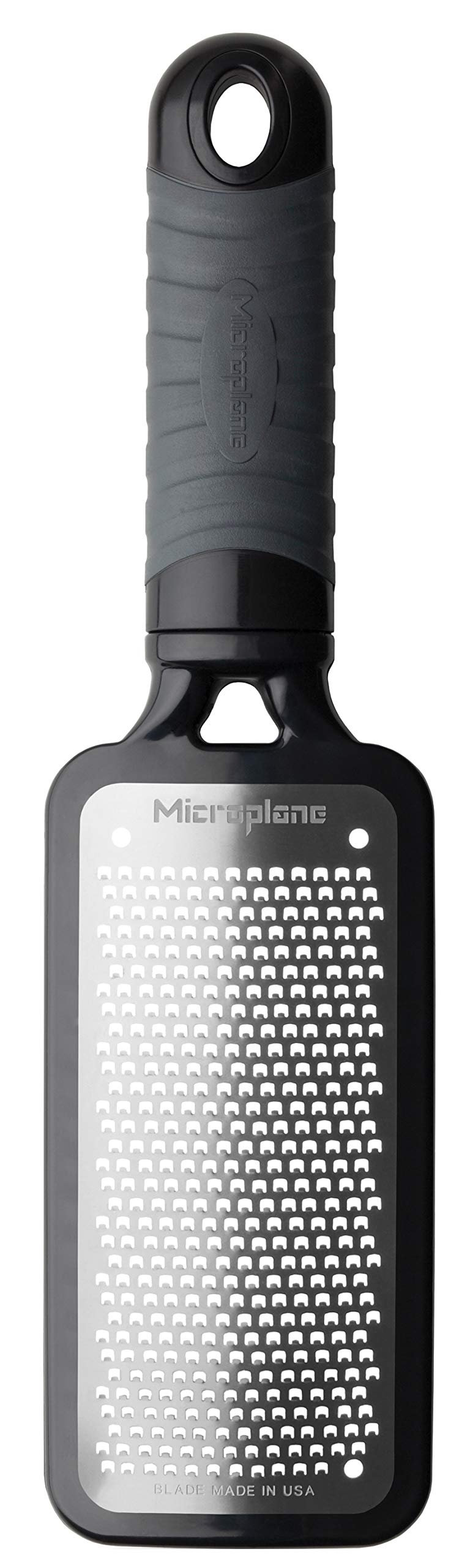 Microplane مبشرة جبن دقيقة من مايكروبلان - فولاذ جراحي مقاوم للصدأ للتبشير الدقيق (أسود) - Image 1