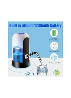 Generic Other Water bottle pump 5 gallon water dispenser, portable electric water jug pump usb charging automatic drinking water dispenser pump for camping  - Image 2